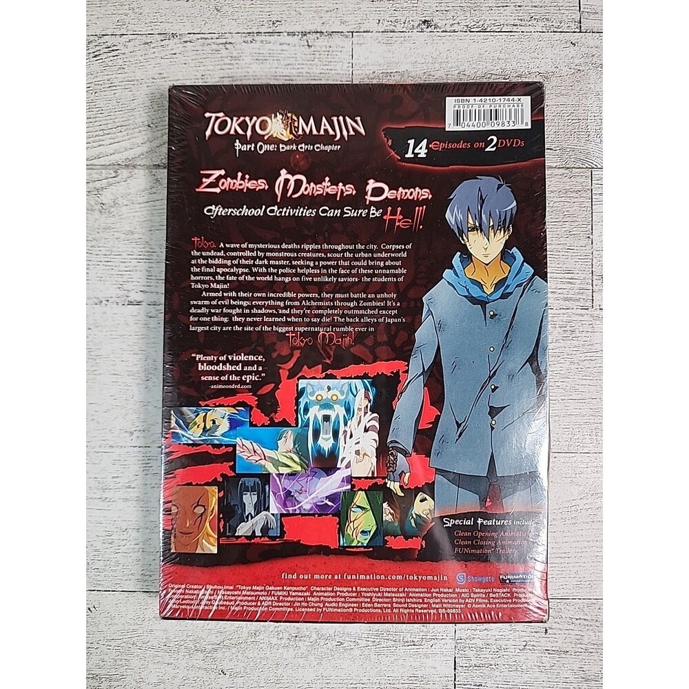 NEW Tokyo Majin Dark Arts Chapter Episodes 1-14 DVD (Anime 2008 2-Disc Set) - Picture 2 of 4